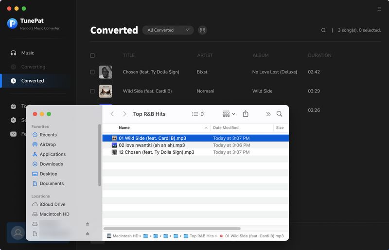 Convert Pandora music with TunePat Mac