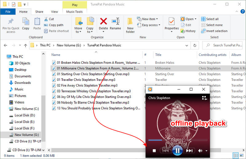 Download Pandora Music Offline With A Free Plan TunePat