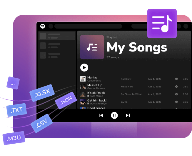 import local playlists to platform