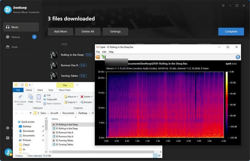 DeeKeep actual audio quality test