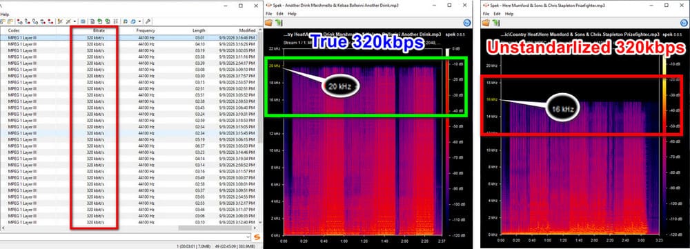 noteburner music quality test