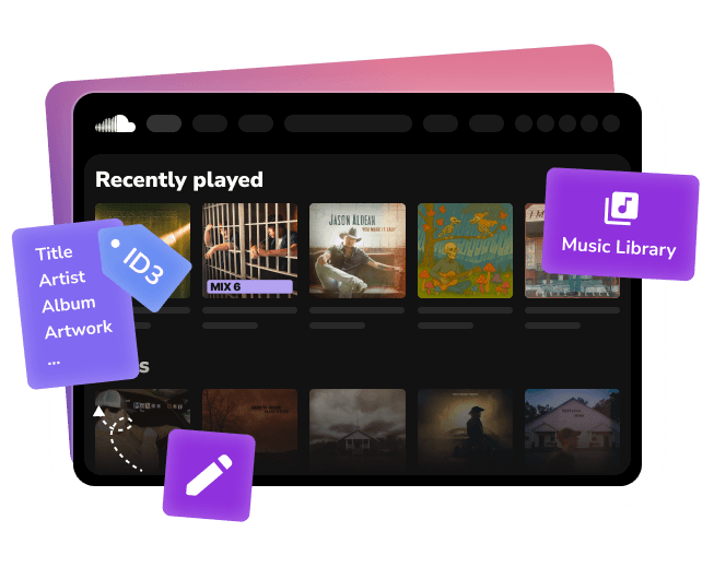 download SoundCloud songs with ID3 tags kept