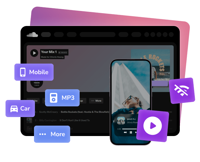 enojy SoundCloud on any device offline