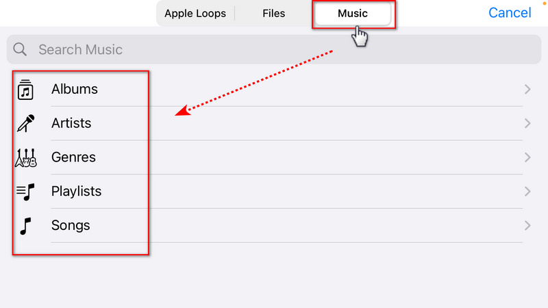 add songs to garageband