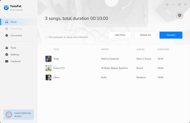 convert multiple spotify playlists