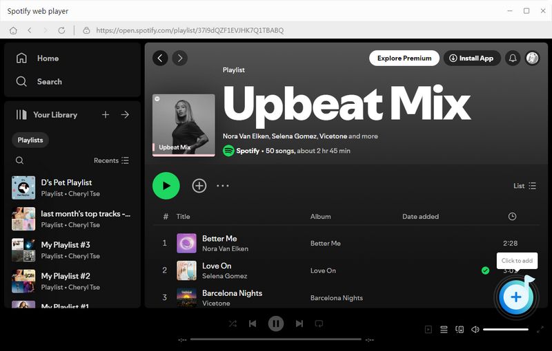 add spotify songs to TunePat