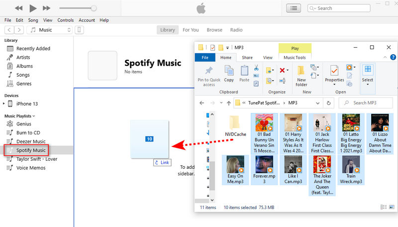 import spotify music to itunes