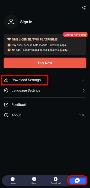 spotify downloader apk profile