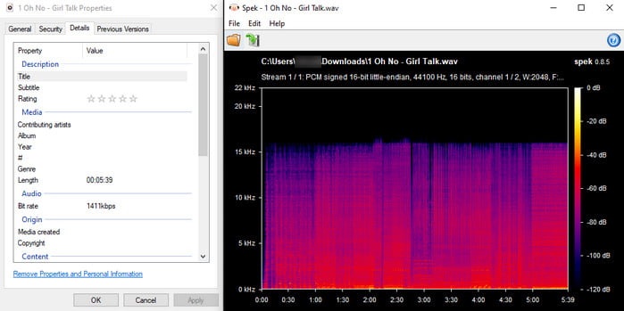Bandcamp WAV Album Downloader test result