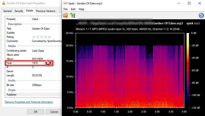 SpotiDownloader spotify download audio quality test result
