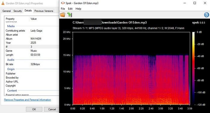 SpotMate spotify download audio quality test result