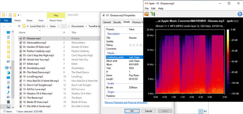 TunePat Apple Music Converter audio quality 320 kbps