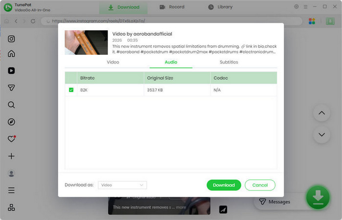 open youtube video you want to download