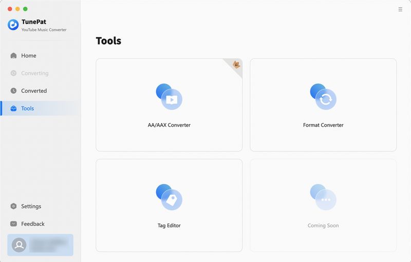 tools of tunepat youtube music converter mac