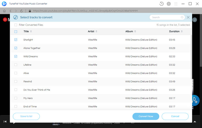 Add youtube music to TunePat
