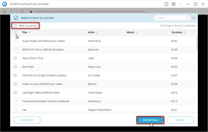 download YouTube Music for listening offline