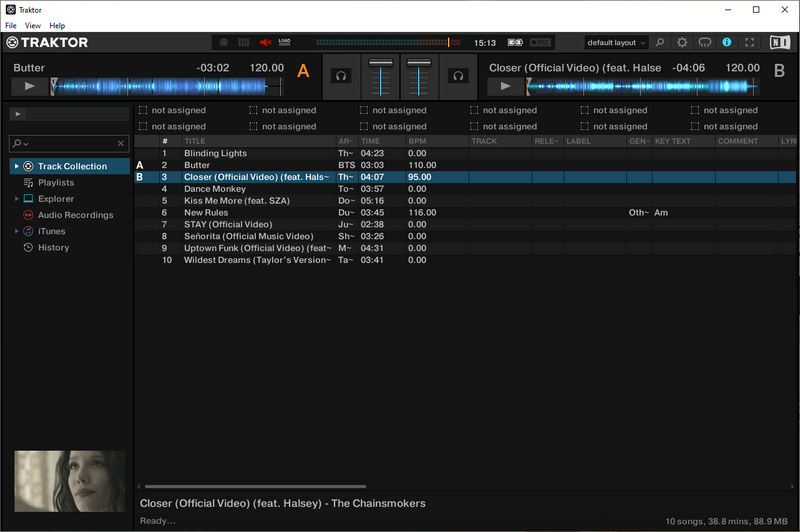 mix youtube music with traktor dj