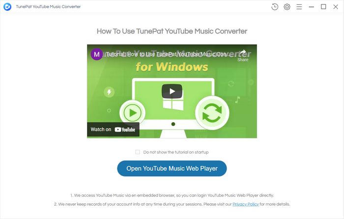 tunepat youtube music converter