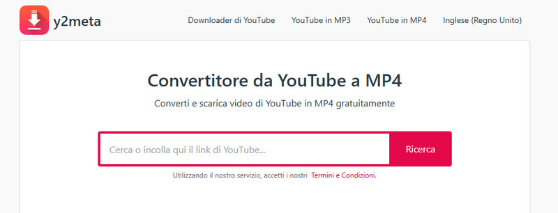 sito Y2meta per scaricare YouTube in MP3