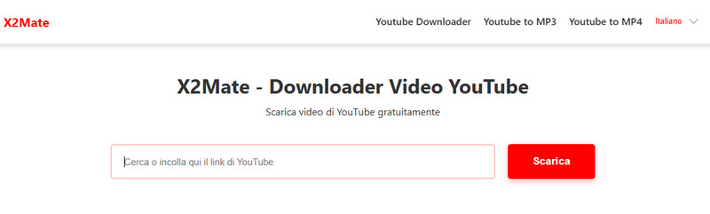 convertitore X2mate da YouTube a MP3