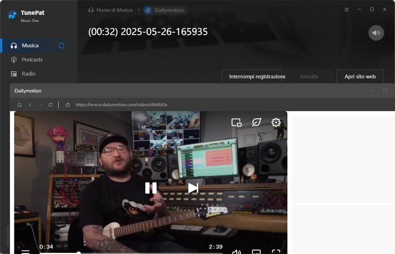 riproduci e registra musica