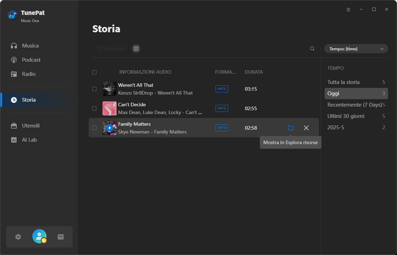 controlla i file FLAC di SoundCloud