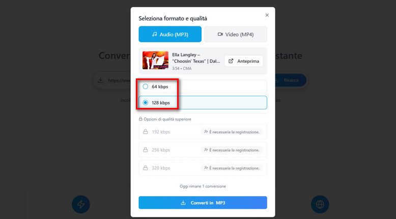 convertitore mp3ify da YouTube a MP3