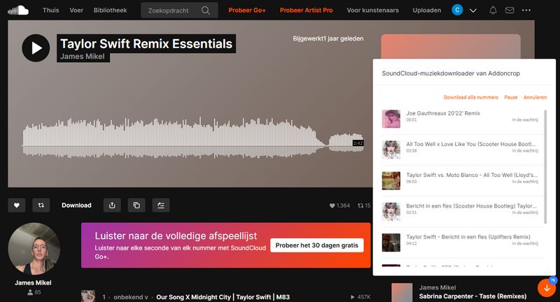 Muziek downloaden