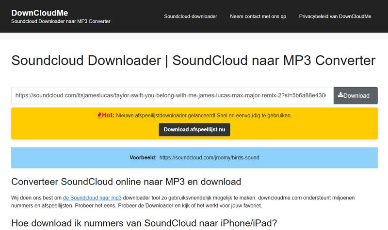 Muziek downloaden