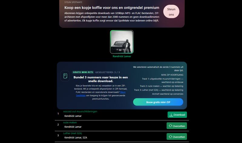 SpotMate Spotify playlist downloader